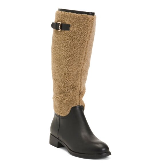 TORGEIS Black Misty Tall Boots